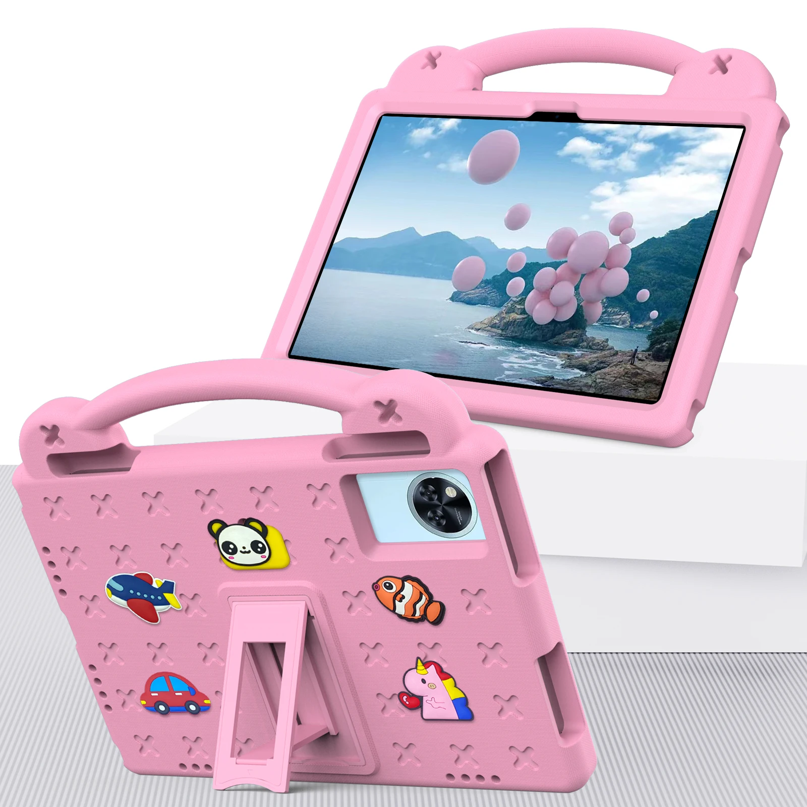 Фото Детский милый чехол из ЭВА, универсальный чехол для Lenovo Xiaoxin Pad 11 2025 TB335FC Idea Tab 11 2025 TB3336, встроенная подставка, чехол «сделай сам» №1
