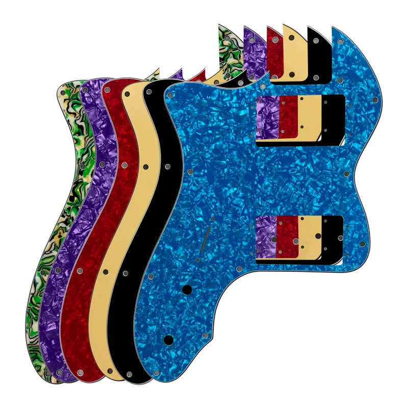 

Pleroo For US Left Handed 13 Holes Classic Series 72 Telecaster Tele Thinline Guitar Pickguard With Wide Range Humbucker Pickups