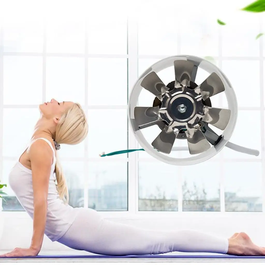 

Blesiya Inline Duct Exhaust Fan for Kitchen Bathroom Ventilator 220V