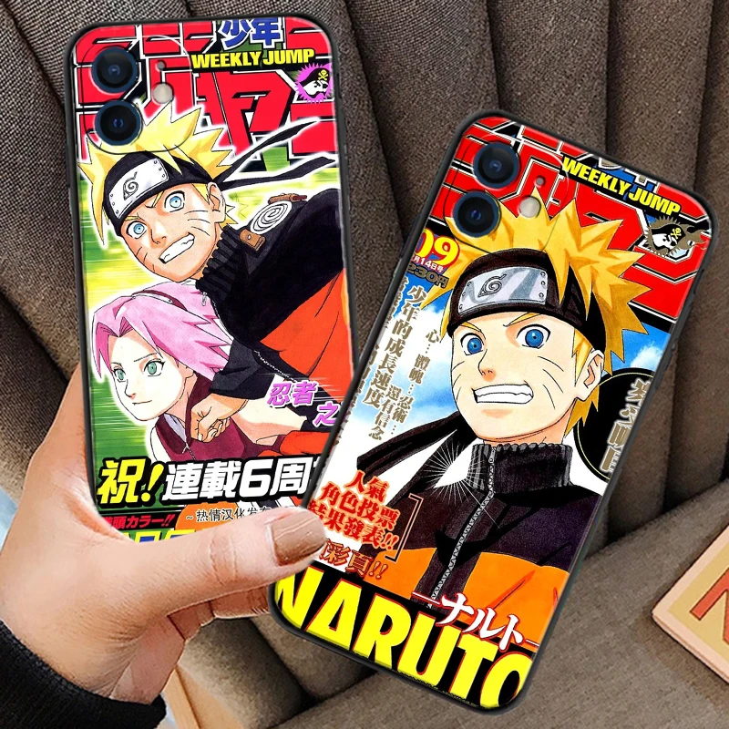 

Japanese NARUTO Phone Cases For iPhone 11 12 13 Pro MAX 6 6S 7 8 Plus XS 12 13 Mini X XR SE 2020 New Silicone Back Cover Fanda
