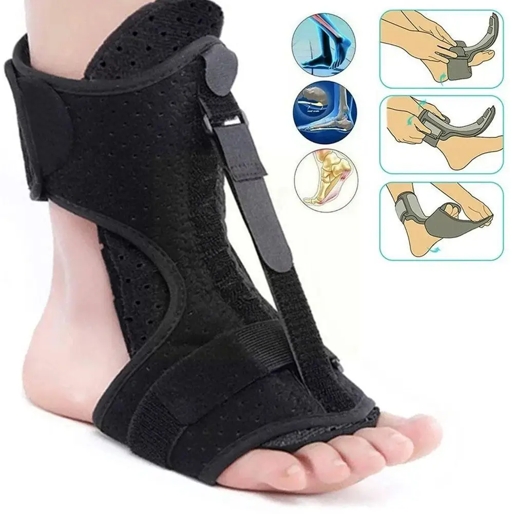 

1 Pcs Compression Foot Drop Orthosis Varus Orthosis Adjustable Rehabilitation Supporting Foot Socks Fixed Fascia Plantar Re P3W6