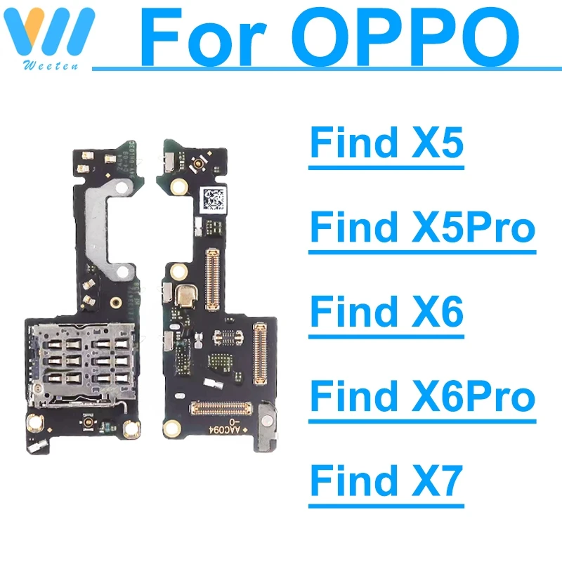 Лоток для Sim-карты OPPO Find X7 X5 Pro X6 лоток SIM-карты держатель разъем гибкий кабель