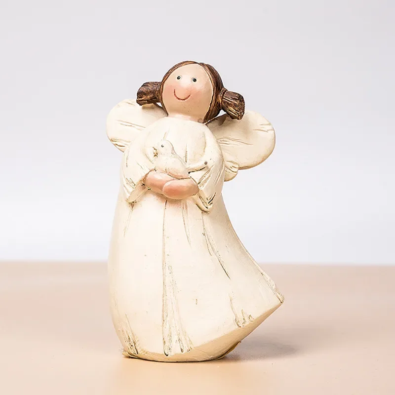 Креативная американская Милая статуя сказочного ангела для девочек подарок на