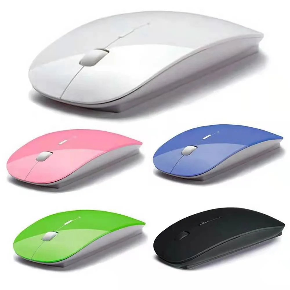 

Bluetooth Wireless Mouse 2.4GHz Optical Wireless Computer Mouse 1600 DPI Super Slim Mouses For PC Laptop Game Office Mute Mouses