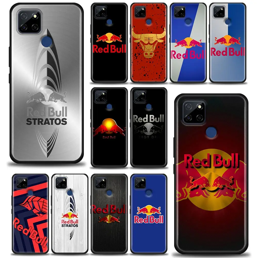 

Red-d Energy B-Bull Hot Drink Phone Case For Realme 9 9I 8 8I 7 7I 6 5 C17 6S 5I 5S 6I Pro Narzo 4G 5G Black Cover Funda Cqoue