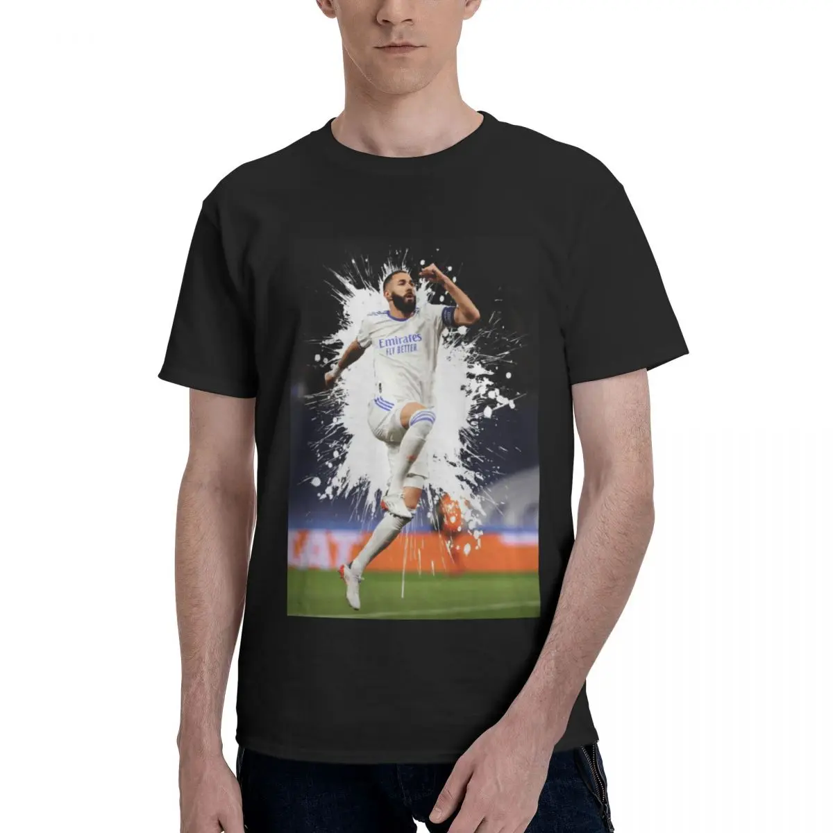 

Французские футболки для футбольной команды Karims и mochef AS и benzema 21, новинка, винтажный чемпион, европейский размер
