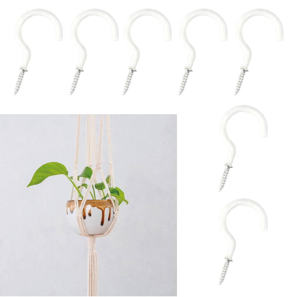 

10 шт. потолочные крючки из нержавеющей стали для дома и офиса