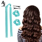 Лента для завивки волос без тепла, шёлковая Плойка для завивки волос, с радиатором