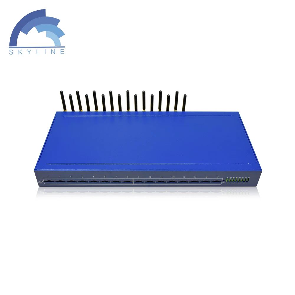 

2G SMS Gateway 16ports bulk sms gateway 16 sim card support imei Change Hotsale 2022