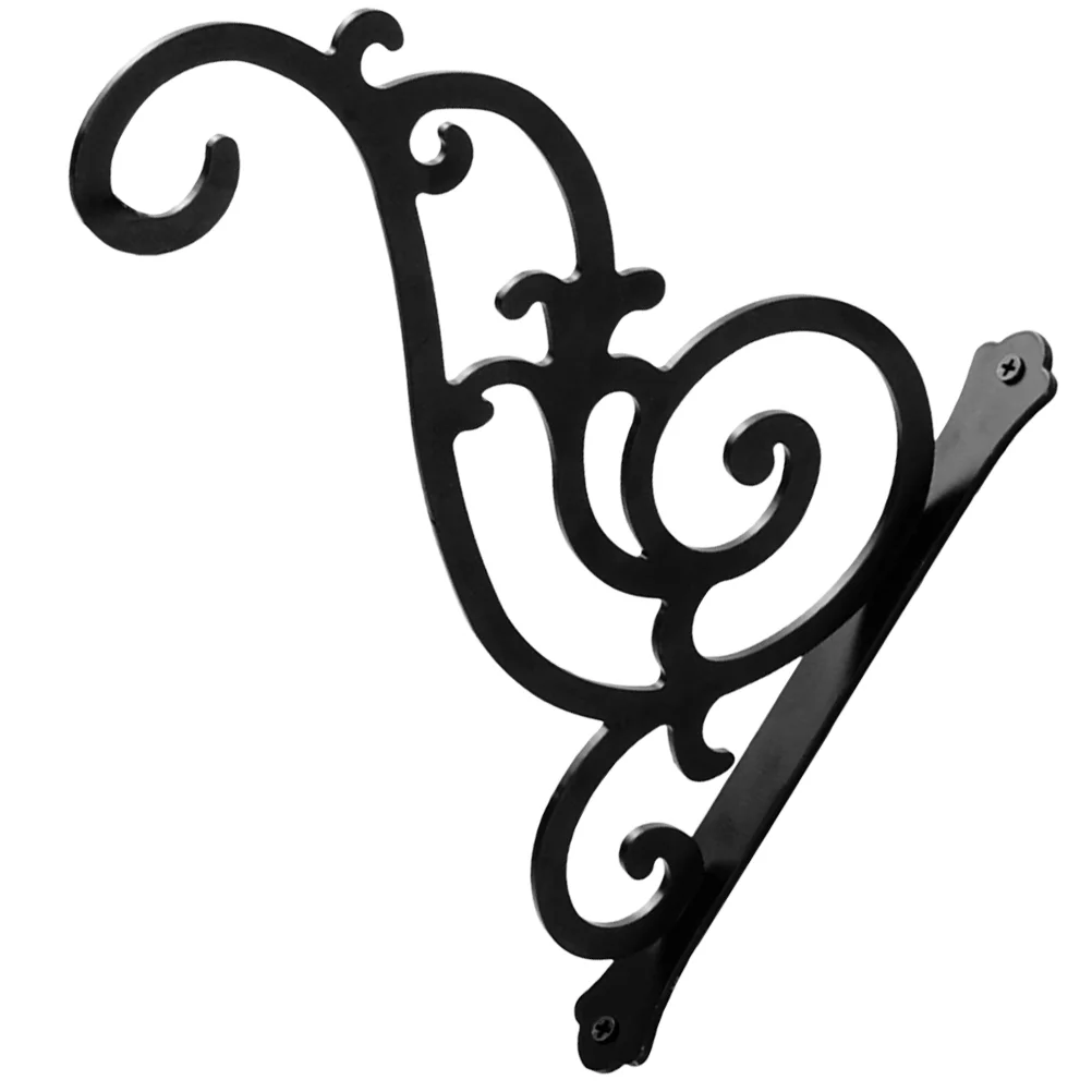 

Stand Hook Hanging Basket Holder Wind Chime Storage Heavy Duty Planter Bracket Iron Wall Hanger Garden Flower Home