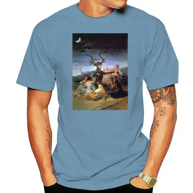 

Футболка Goya The Coven-Goya, футболка с принтом 4xl, летняя забавная Мужская футболка из 100 хлопка с коротким рукавом