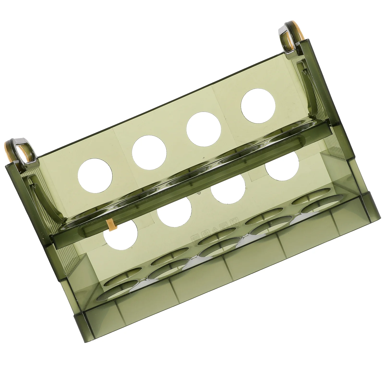 

Egg Holder Multi Grid Egg Tray Large Capacity Refrigerator Eggs Tray Flip Eggs Storage Box