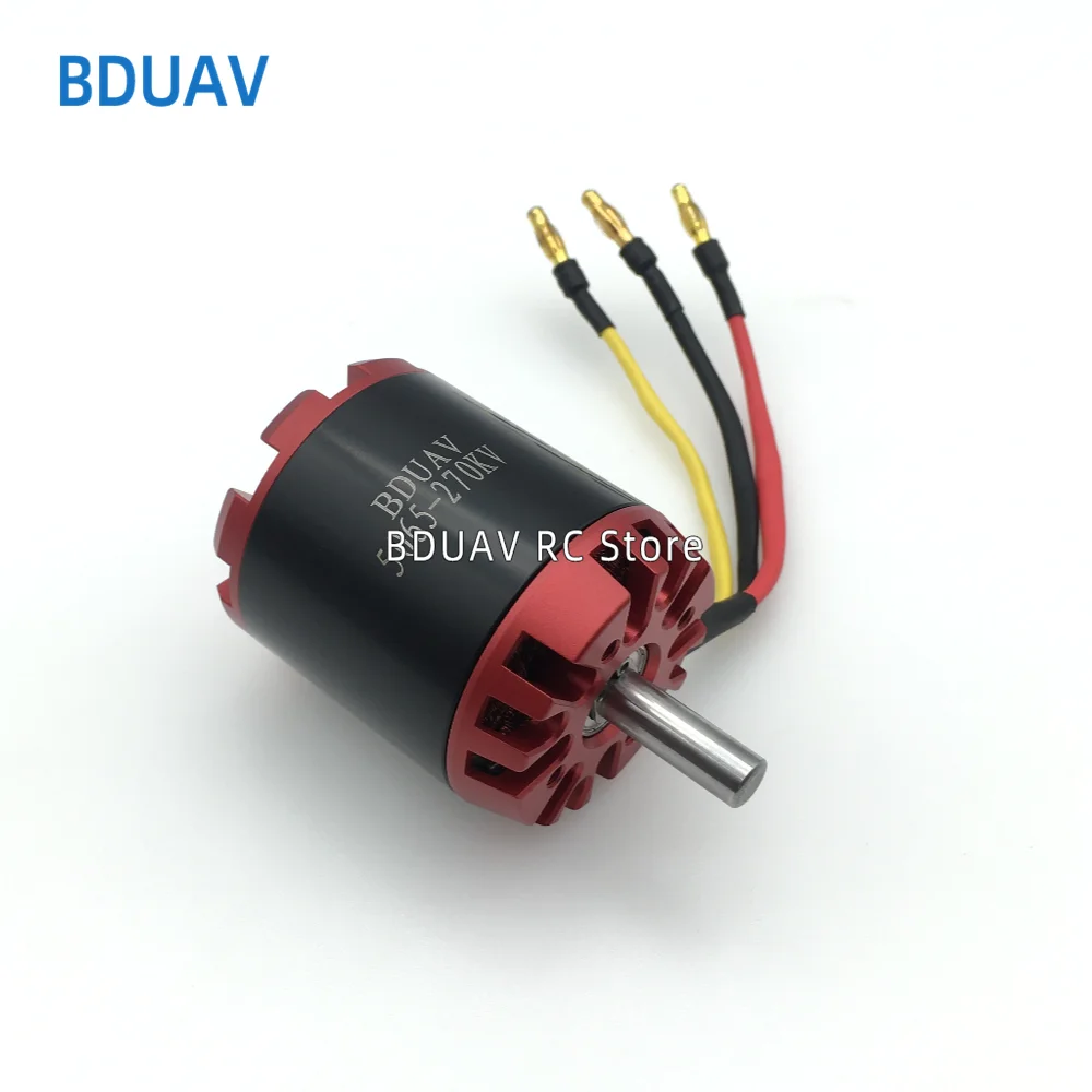 Фото 1 шт. 5065 200KV 270KV 320KV 6-12S BLDC бесщеточный мотор-коллектор (Outrunner) красный, с датчиками, для электроскейтборда, балансировочного скутера, для создания тяги №2