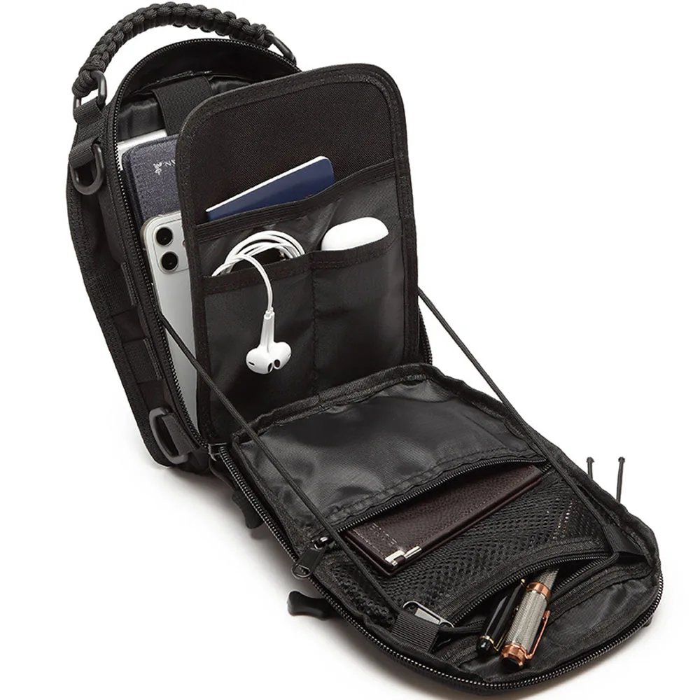 Рюкзак-слинг на плечо из ткани оксфорд