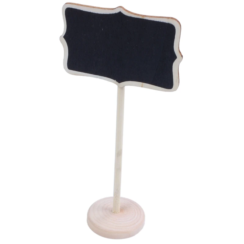 

MINI Small Blackboard Chalkboard Wooden Message Board Holder With Stand For Party Wedding Table Number/Place Card Setting Decora