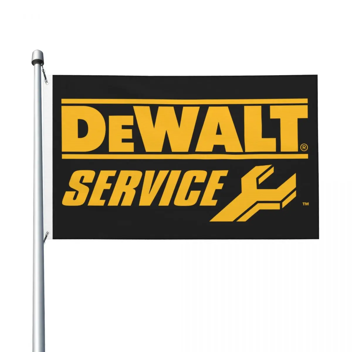 

Двухсторонний баннер DEWALT, декоративный флаг для сада, яркий флаг, декоративный баннер 3x5 футов (90x150 см)