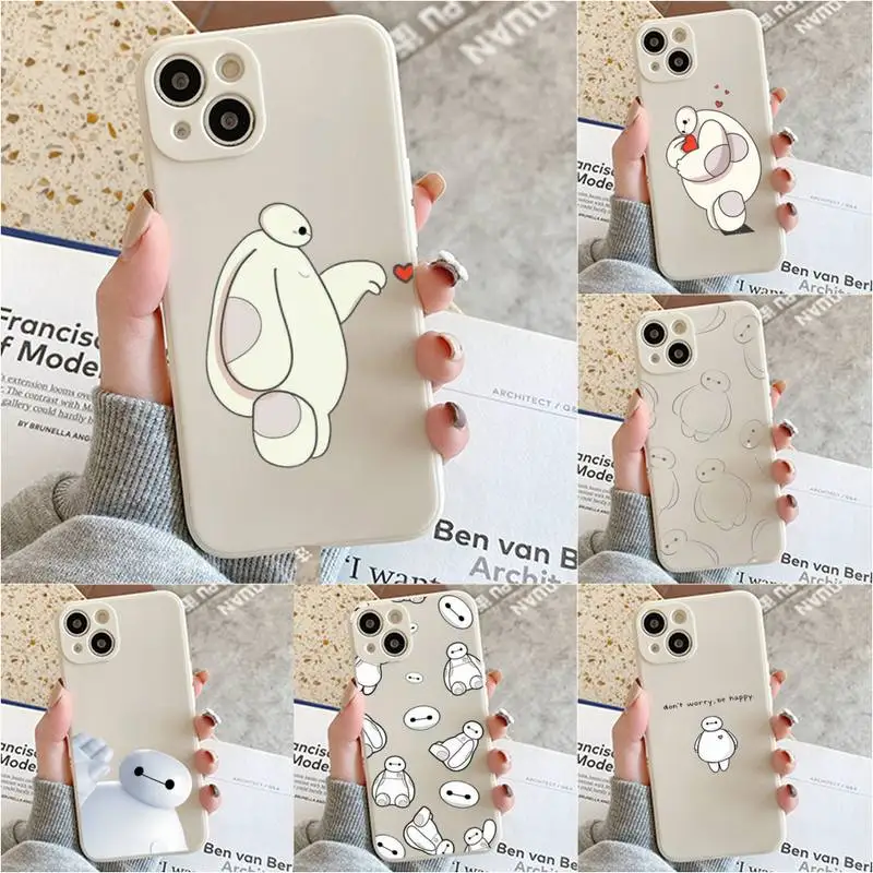 

Cartoon Baymaxs Phone Case For Iphone 7 8 Plus X Xr Xs 11 12 13 Se2020 Mini Mobile Iphones 14 Pro Max Case