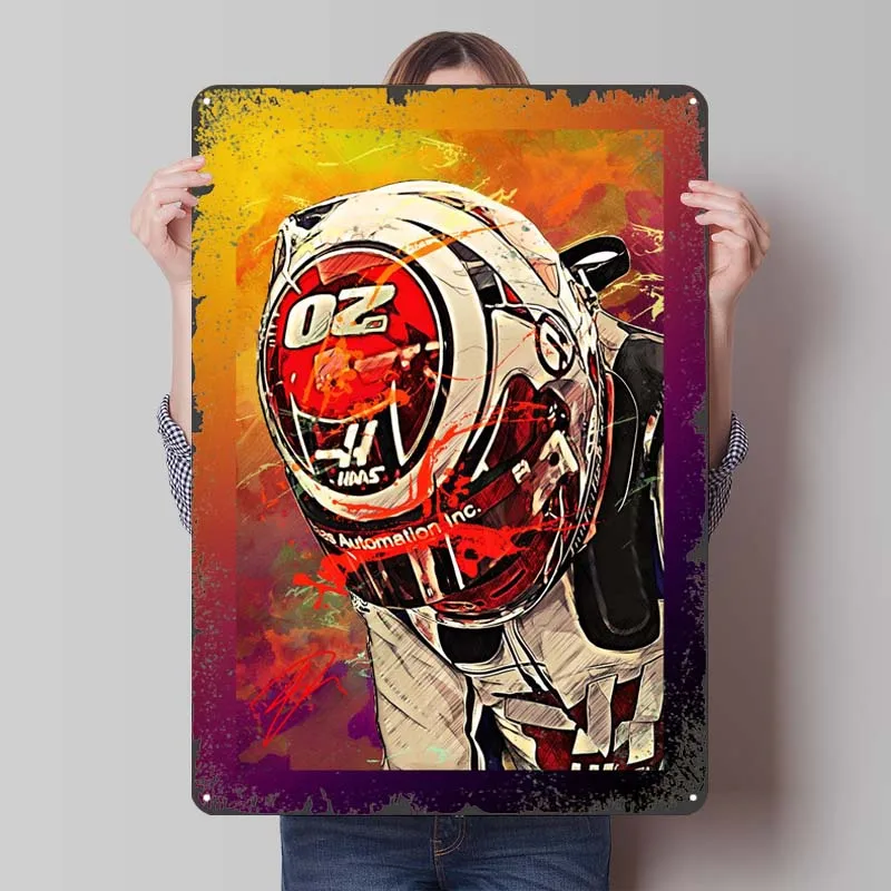 Кевин Магнес металлические знаки спортивный постер украшение для спальни декор