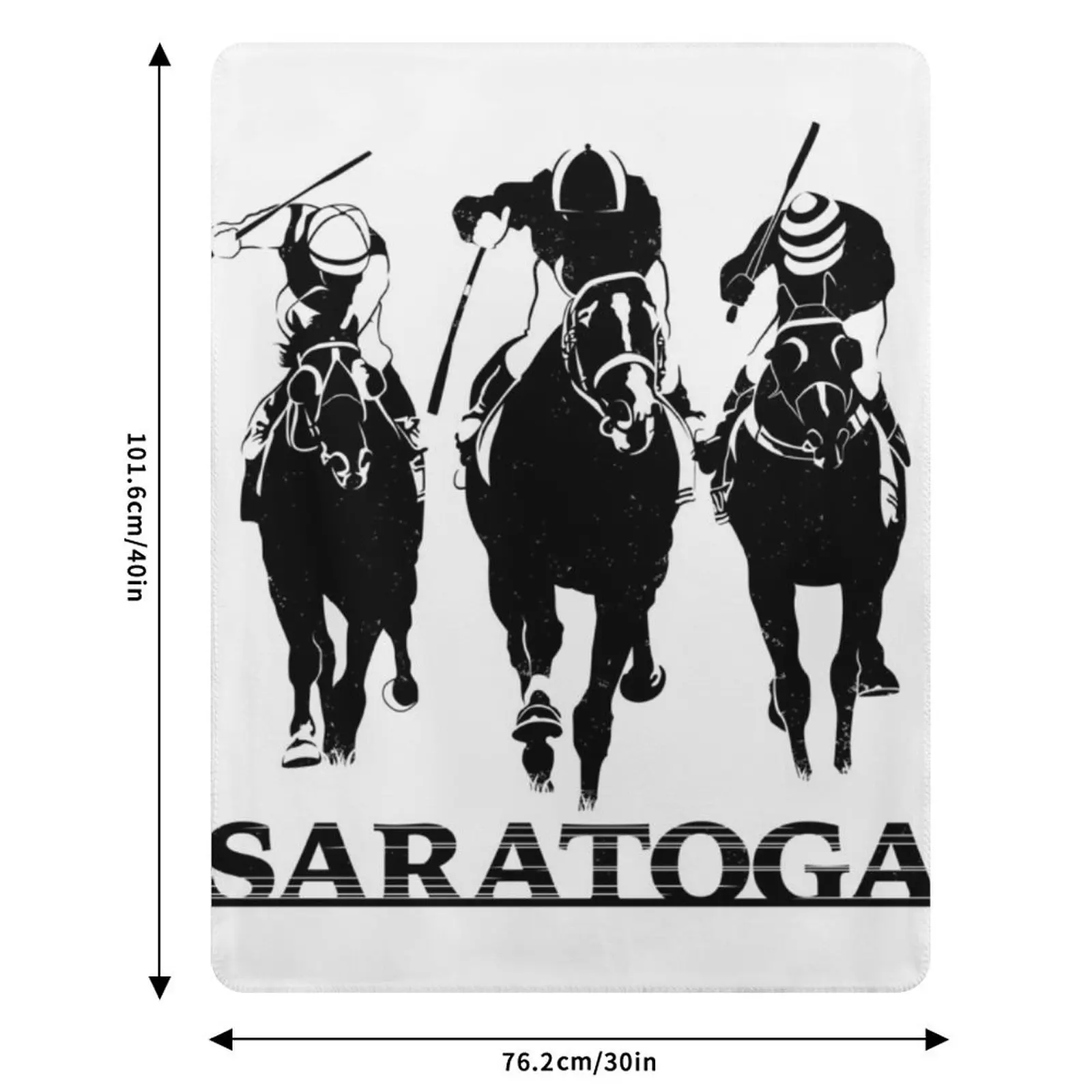Мужской мягкий теплый плед Saratoga Horses для дивана (art.: 3920dc34840bf) - 3920dc34840bf