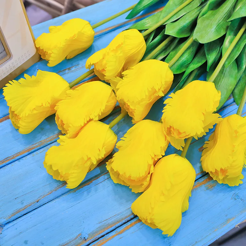 5 шт. увлажняющий большой тюльпан настоящий сенсорный искусственные цветы