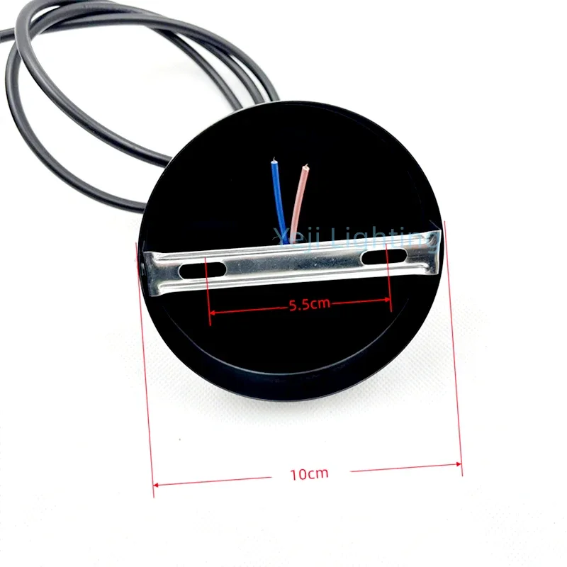 Роза потолочная 100 мм с проводом кабеля E27 пластиковый держатель для лампы