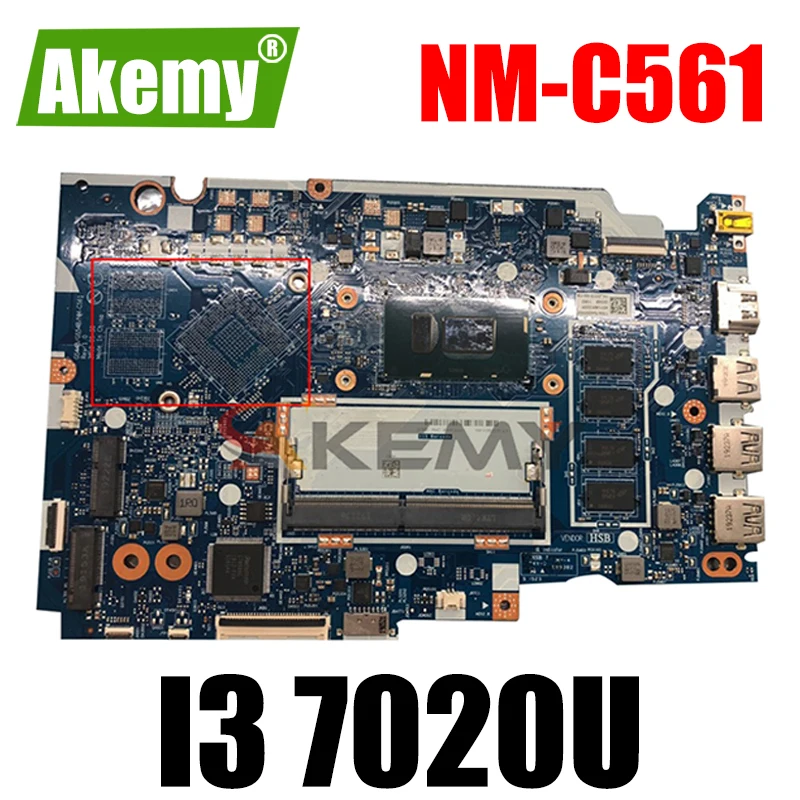 

Материнская плата Akemy GS44B GS54B для ноутбука Lenovo NM-C561 S145, Процессор I3 7020U, ОЗУ 4 Гб, 100% протестированная работа
