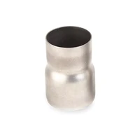 universal 2 od to 2 5 od motorcycle exhaust pipe adapter connector reducer muffler stainless steel 51mm to 61mm