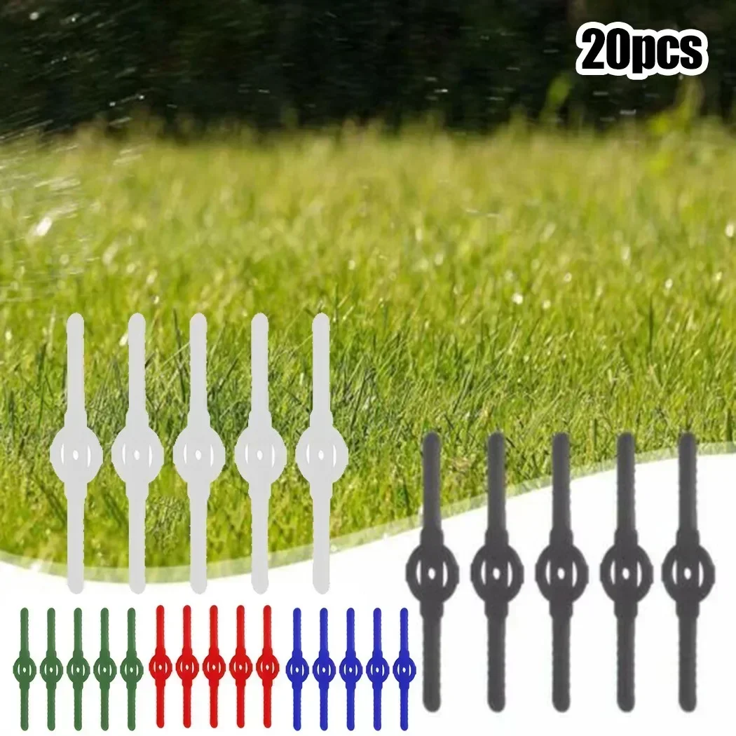 Пластиковые сменные лезвия для газонокосилки 20 шт