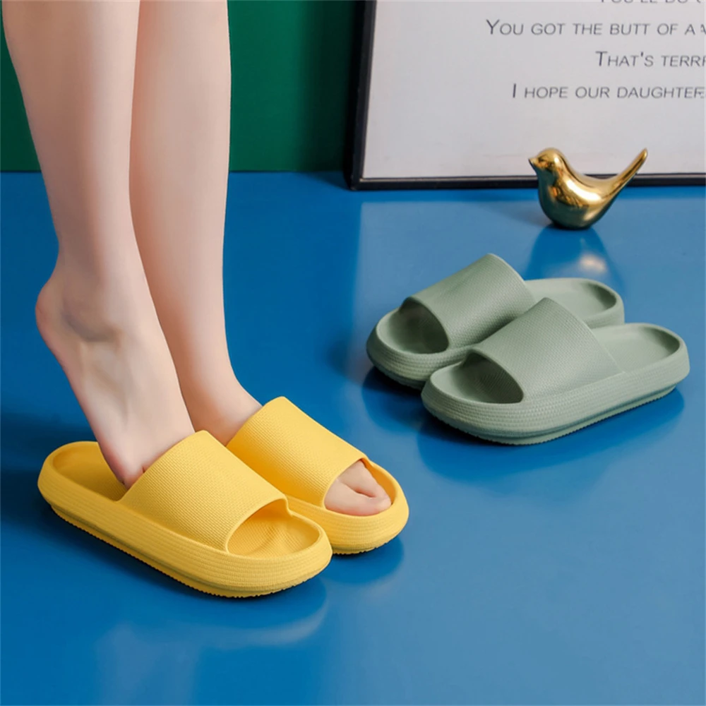 Summer Heightening Thick Bottom Fashion Bathroom Home Slippers Couple Men and Women Wear Sandals Comfortable Breathable Shoes