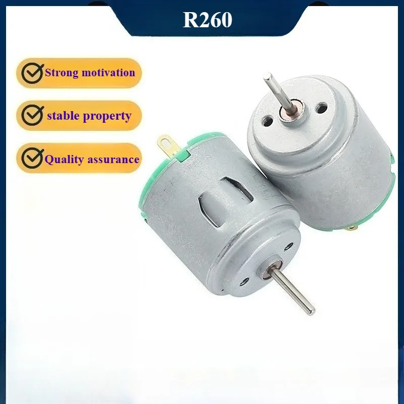 

Micro R260 Двигатель постоянного тока 3 В 3,7 В 4,5 В 5 В 16500 об/мин Высокоскоростной мини 24 мм Круглый электродвигатель DIY Хобби Игрушка RC Автомобиль Лодка Вентилятор Модель