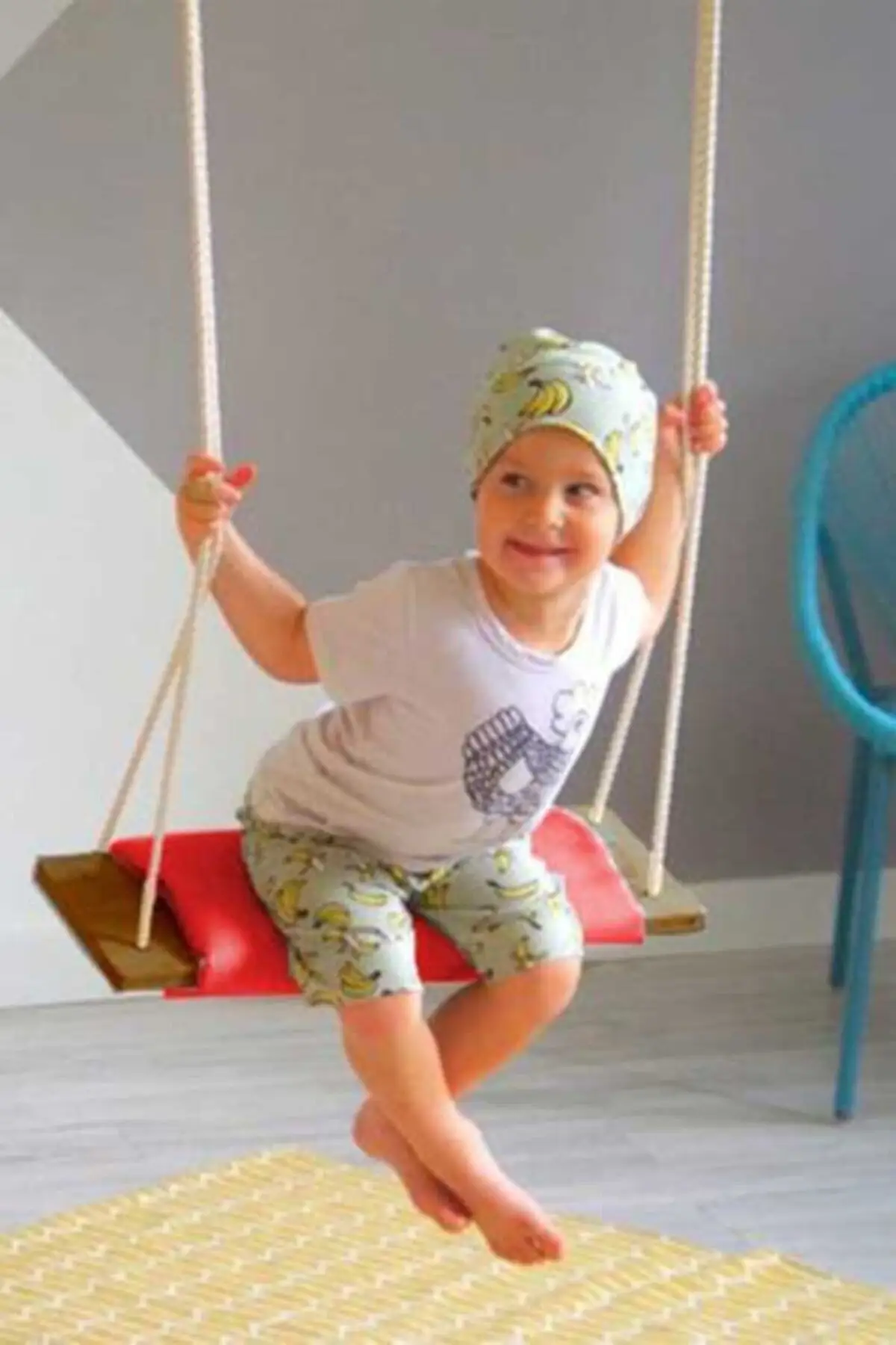 

2022 Wooden Classic Children Swing Ceiling Hanging Safe Swing Hammock Rocking Seat Home Garden Fun Gift