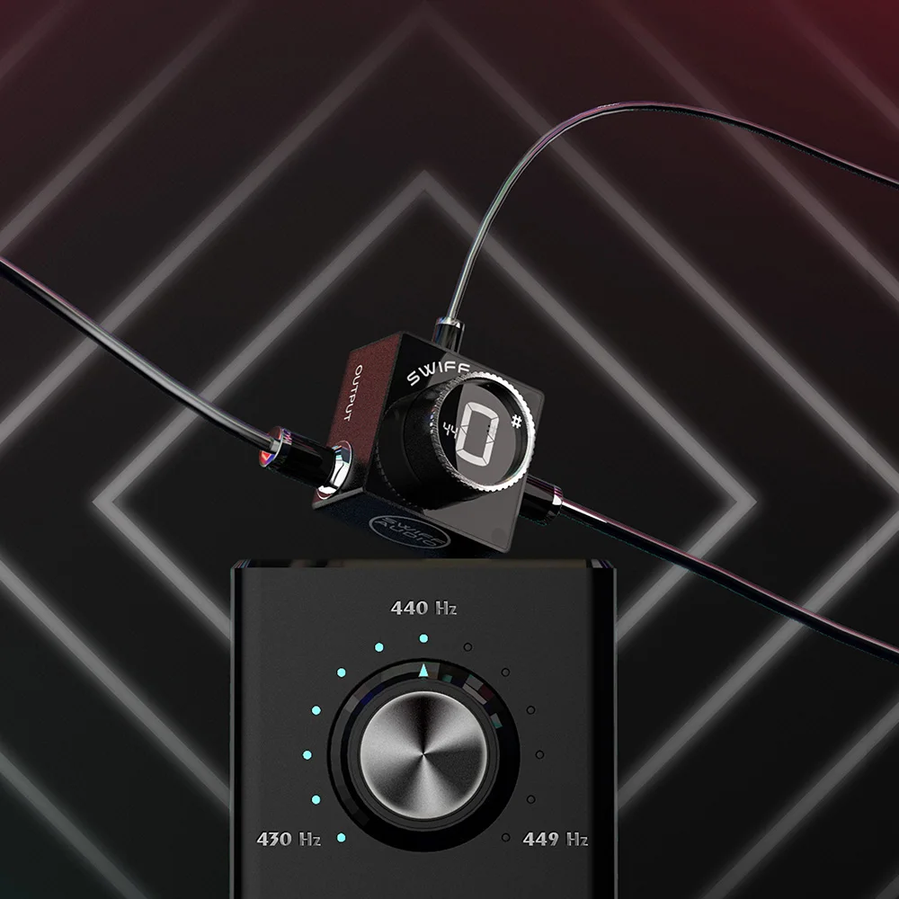 Мини-Педальный тюнер SWIFF Audio C10 светодиодный дисплей для электрической