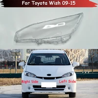 car headlight glass cover for toyota wish 2009 2015 front transparent lampshade head light shell headlamp lampcover housing case