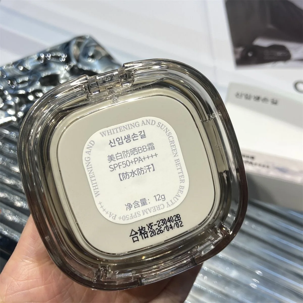 Фото SPF50 + BB воздушная подушка основа стойкий CC крем отбеливающий консилер увлажняющий Водонепроницаемый Осветляющий макияж №5