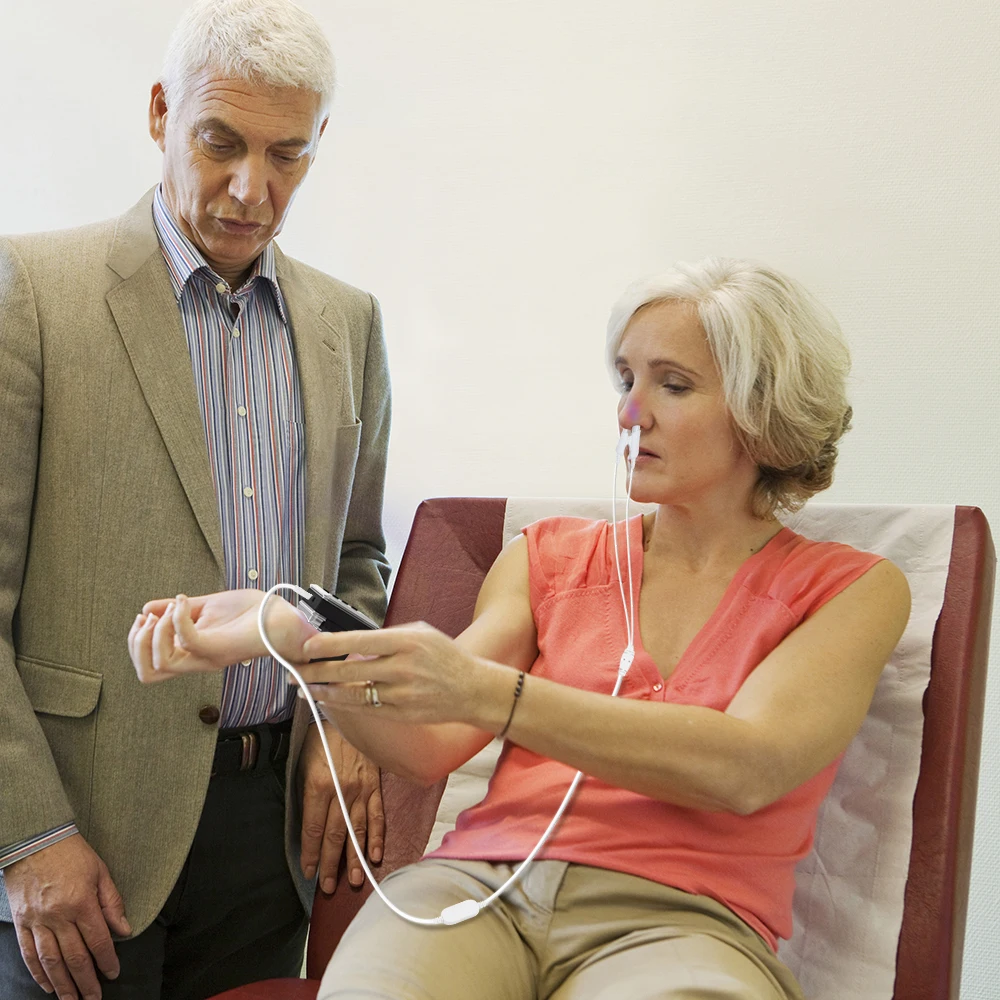 

3 в 1 Лазерные Терапевтические часы 650 нанометр холодный лазер красные зеркальные часы