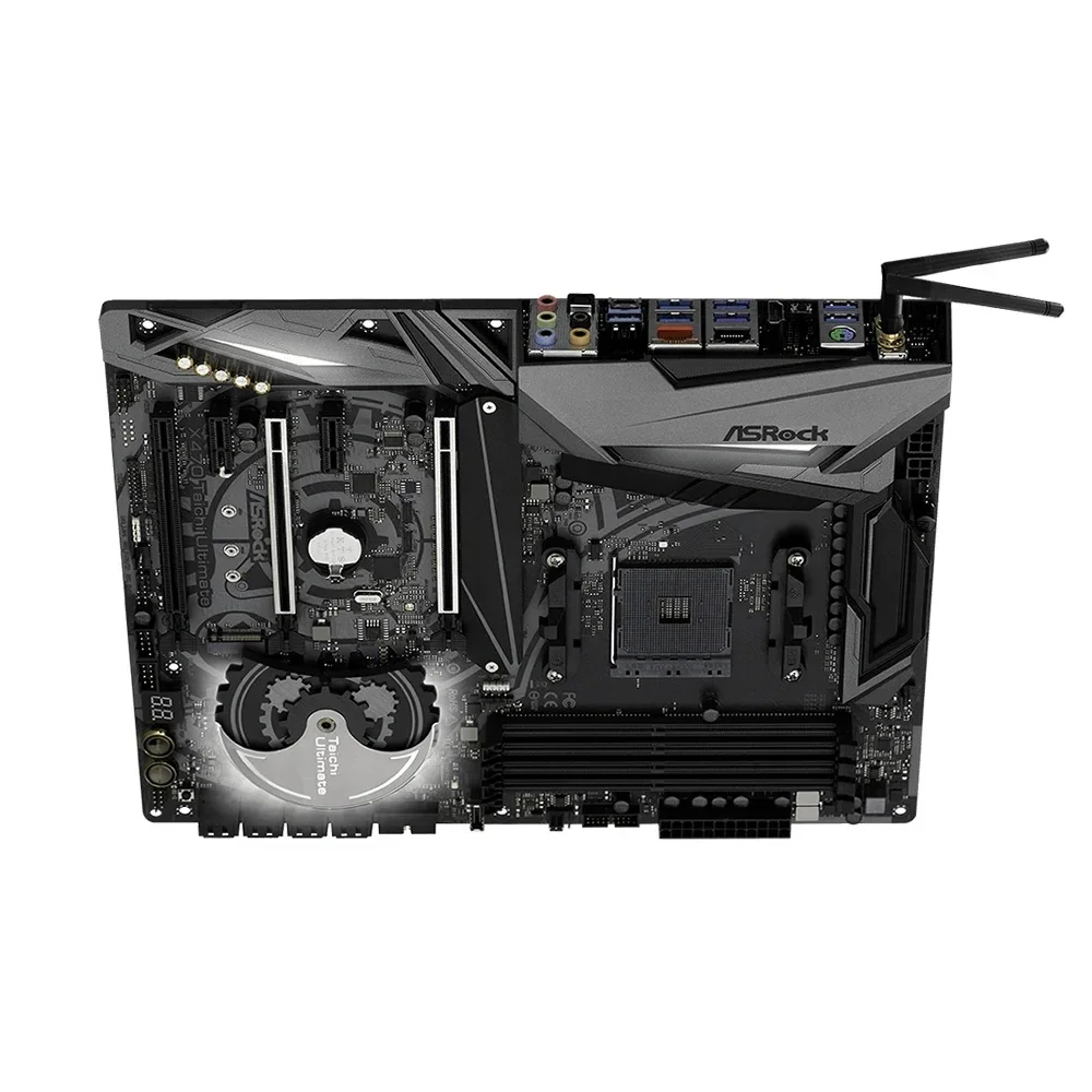 Материнская плата ASRock X470 Taichi Ultimate с поддержкой AMD Ryzen 95950X R7 5700X3D R5 5600G