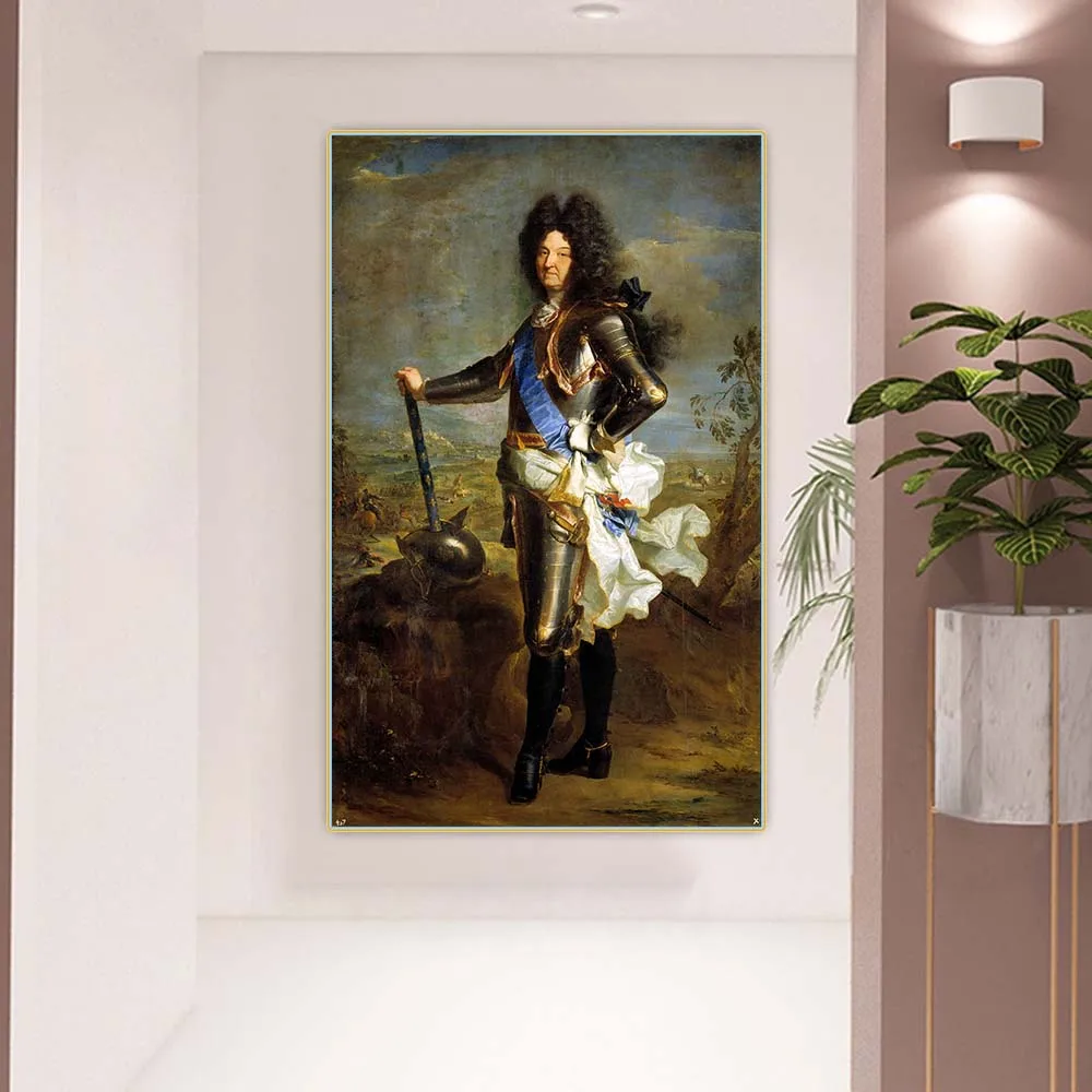 Гиацинт Райгуд &quotПортрет французского короля Луи XIV&quot Холст Картина маслом