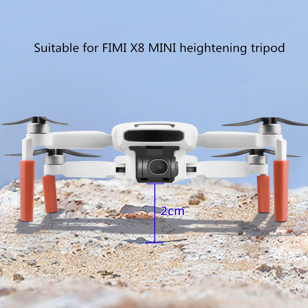 Комплект посадочного шасси для дрона FIMI X8 MINI, быстросъемный удлинитель высоты, защита для ног, аксессуары для удлинения ног