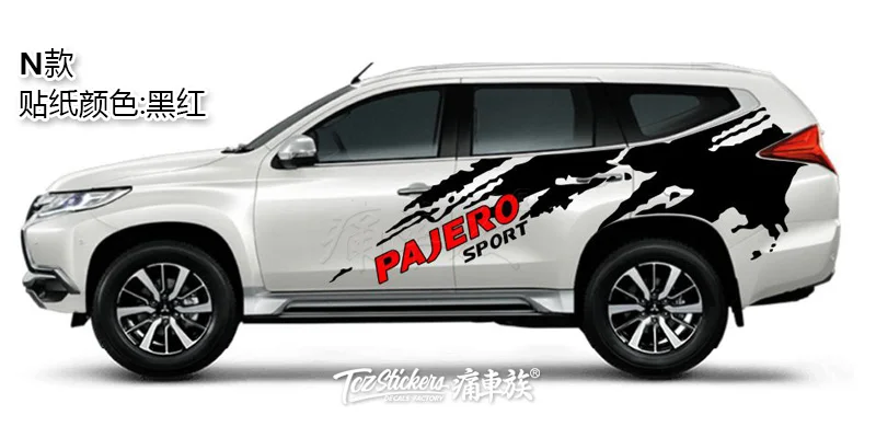 Car Sticker Vinyl Car Film Body Decorative Custom Accessories FOR Mitsubishi Pajero Sport 2010-2022