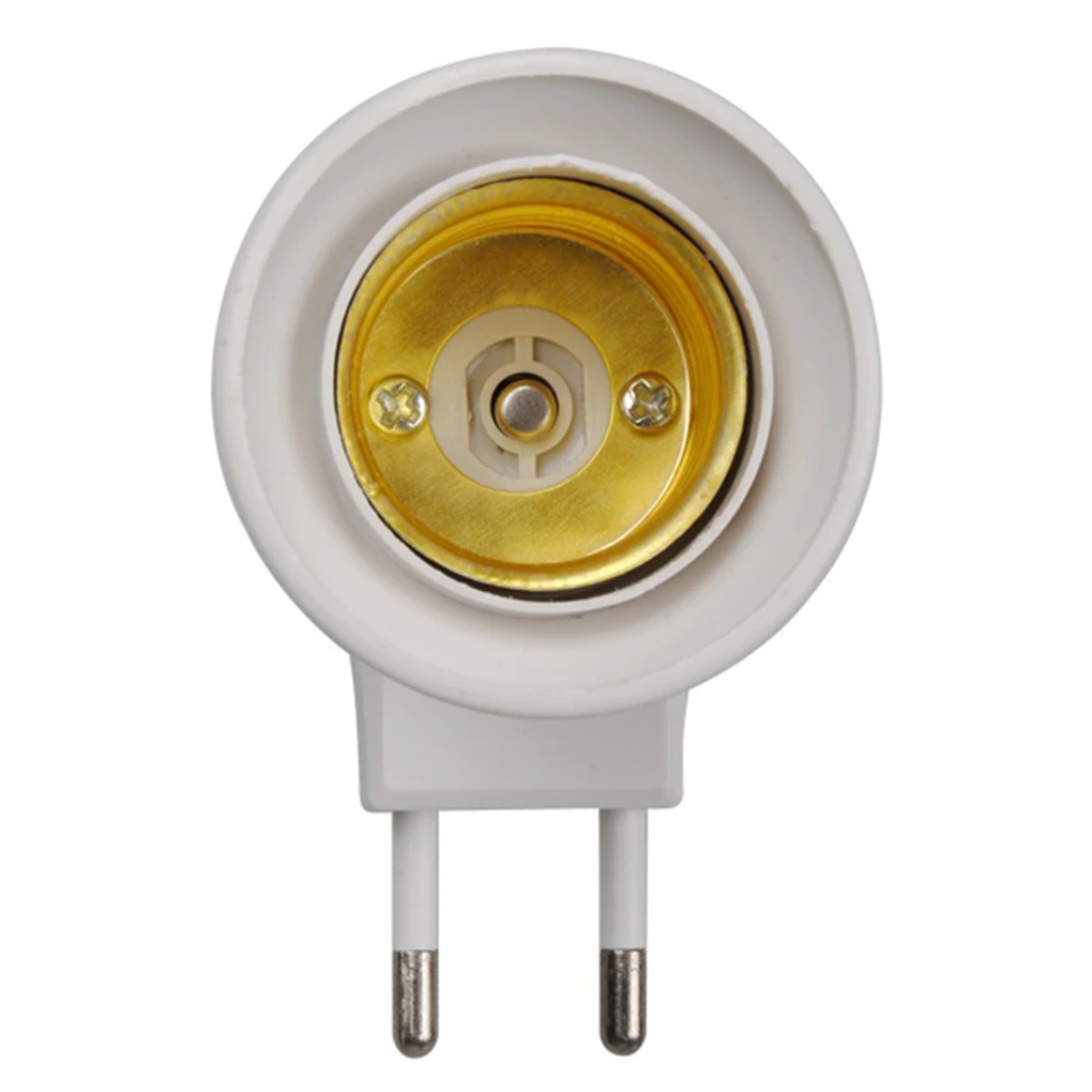 

LED Socket Bedroom Hallway Light Adapter Flame Retardant E27 Bulb Holder with on/off Switch Apartment Home Supplies EU Plug