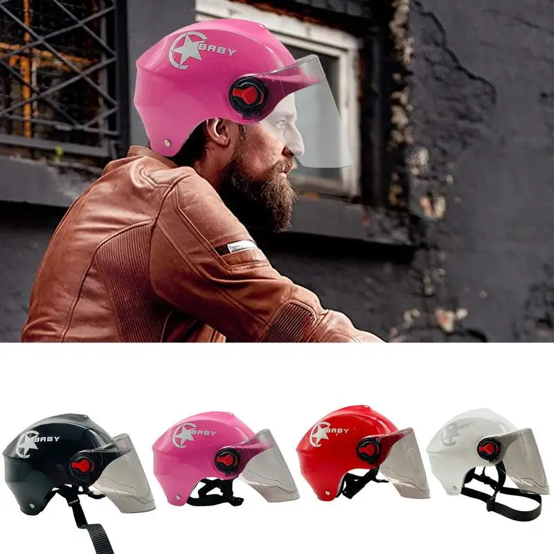 

Summer Half Face Motorcycle Helmets Half Motorcycle Helmet Bike Helmets Bicycle Helmets For Skateboarding Scooters Rollerblading