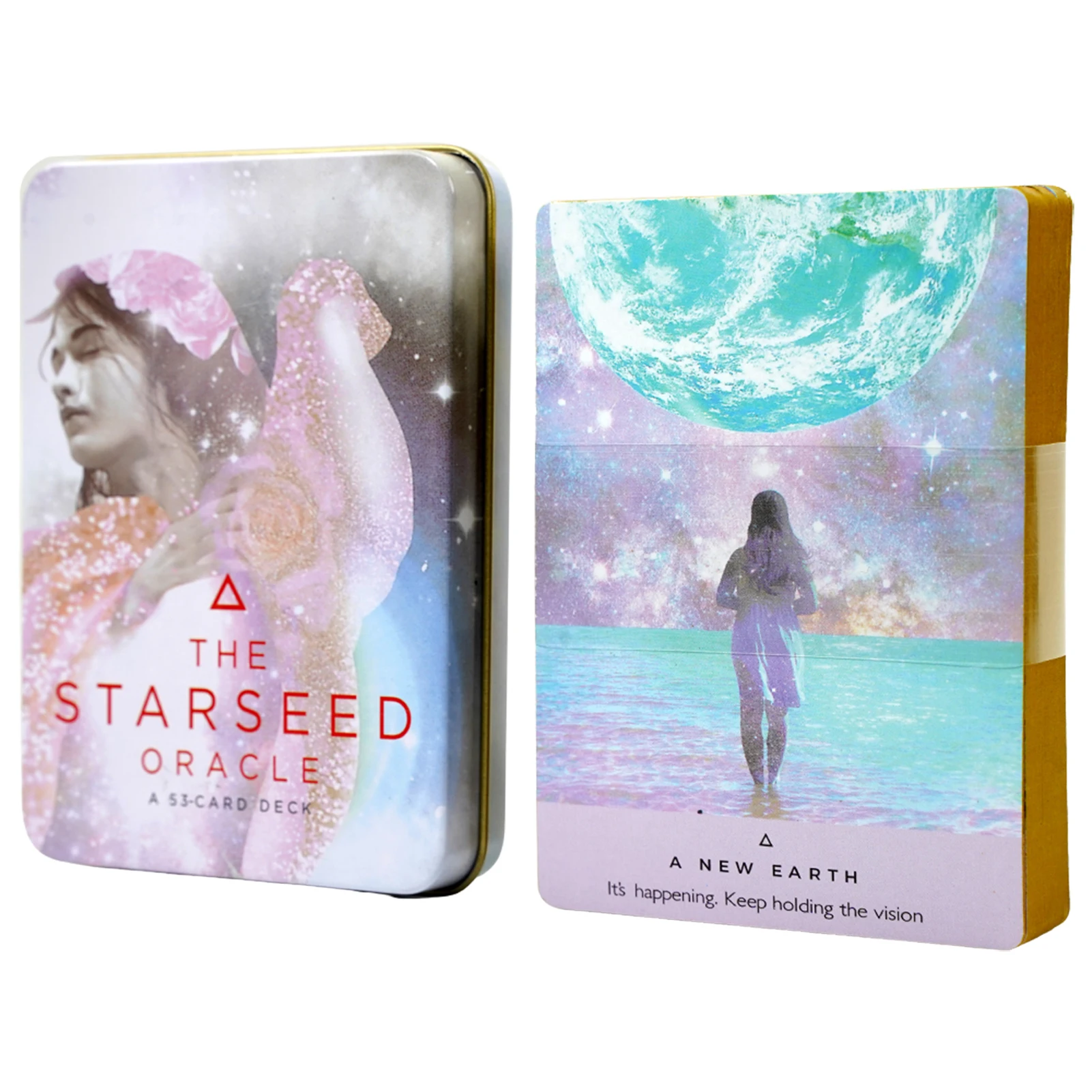 

53 Cards The Starseed Oracle Divination Tarot Card Table Board Game Tarot Deck For Beginners Fortune & Fate Telling Kids Gifts