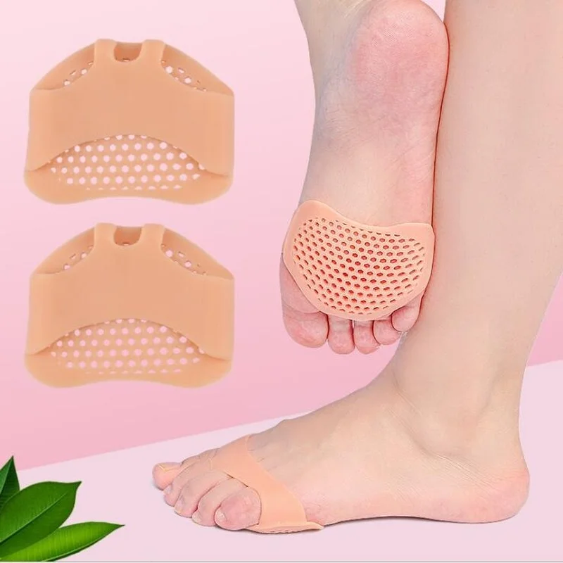 

Honeycomb Forefoot Cushion Shock Absorption Non-slip Pad Silicone Breathable Adjustable Foot Pads Ladies High Heels Insoles