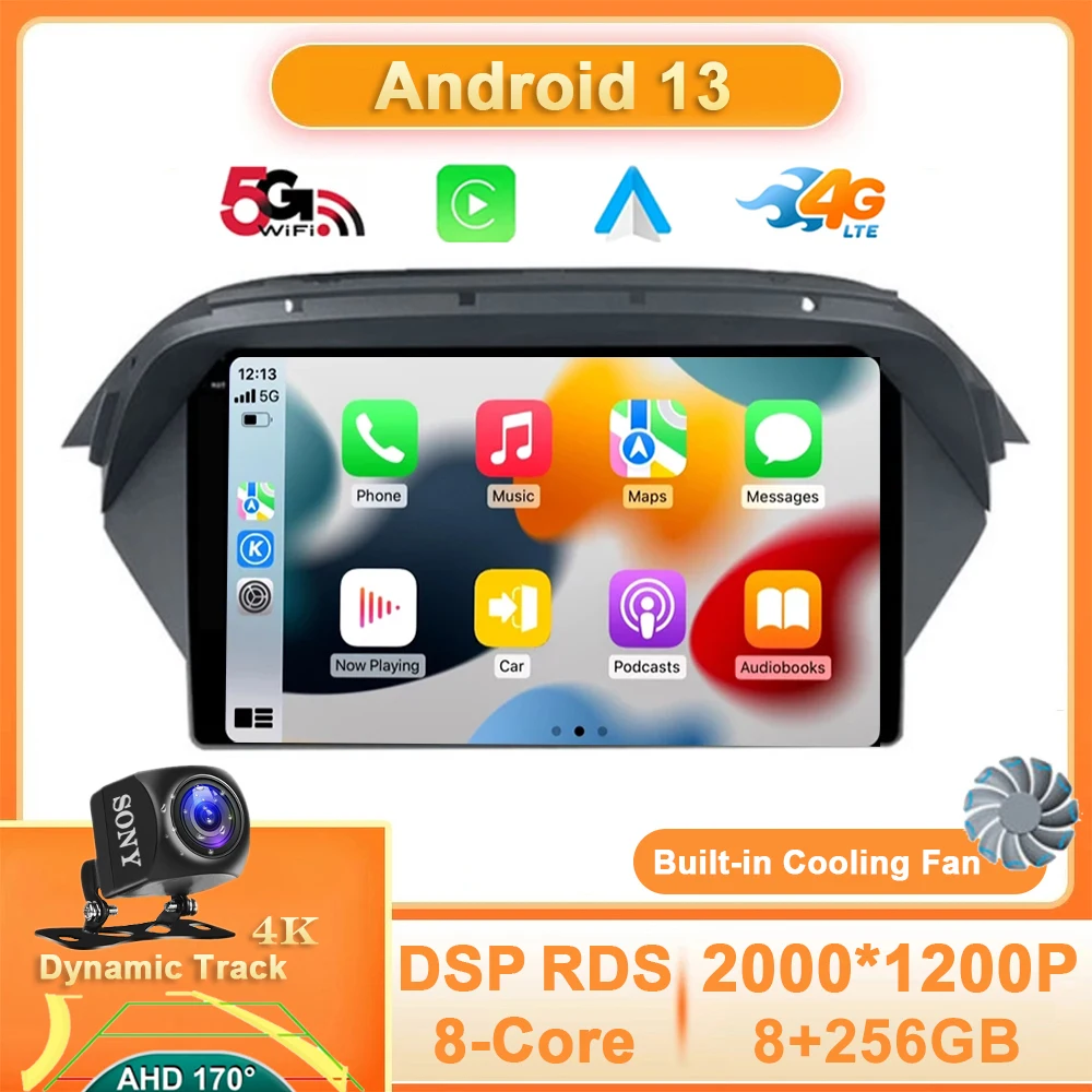

Android 13 For Honda Acura MDX 2007 - 2013 Multimedia GPS Car Navigation Stereo Radio Video Player Carplay Auto 4G WIFI QLED DSP