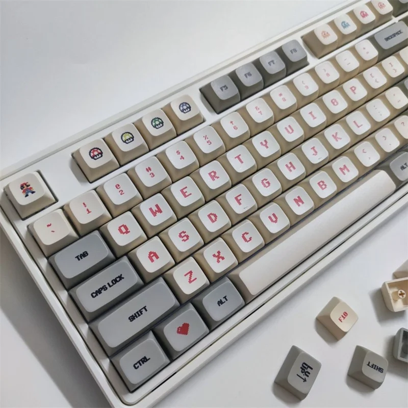 Механическая клавиатура XDA Gamer PBT колпачки для клавиш Классическая игра Gameboy
