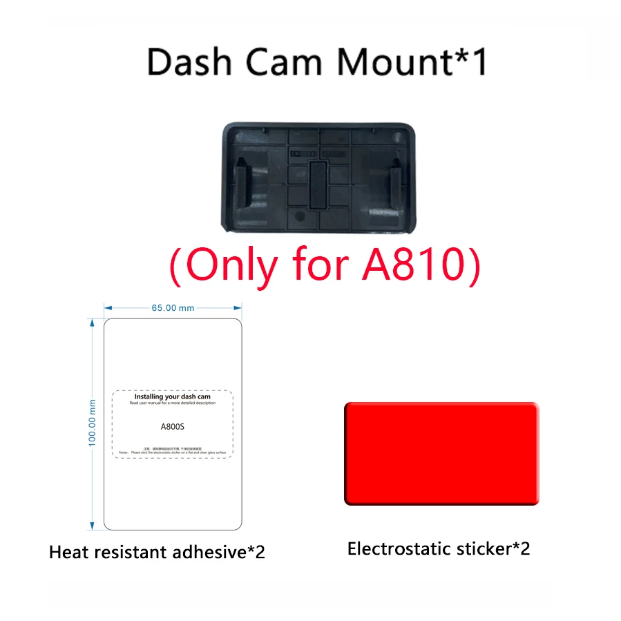 

Крепление для видеорегистратора 70mai Dash CamA810 4k