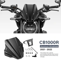 aluminum windscreen motorcycle accessories for honda cb1000r cb1000 r cb 1000 2021 2022 wind shield deflector windshield fairing