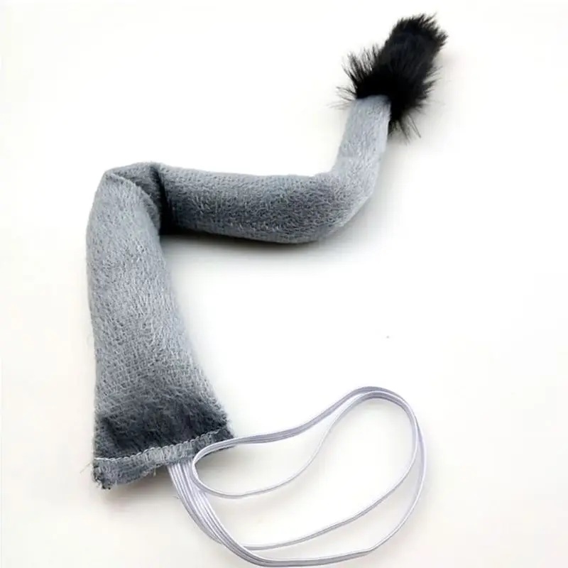 6 Pcs Festival Party Haarigen Donkey Stirnband Haar Hoop Nase Schwanz Krawatte Handschuhe Set Halloween Weihnachten Kostüm Cosplay Headwear – Detail 23