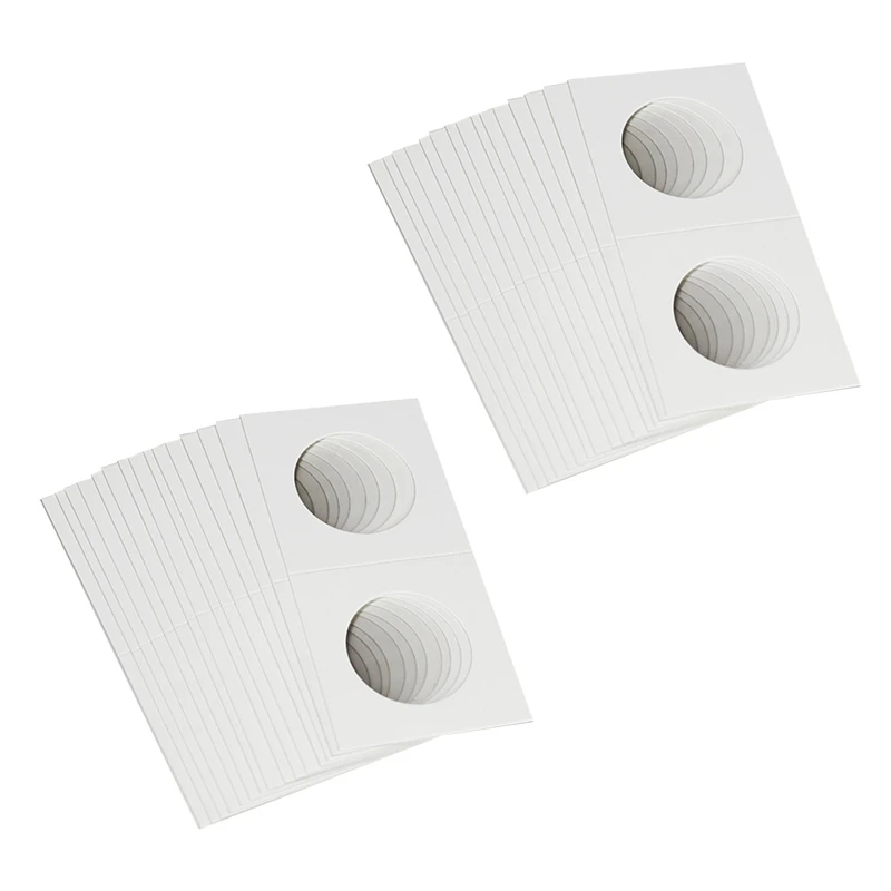 

200 шт., картонные держатели для монет