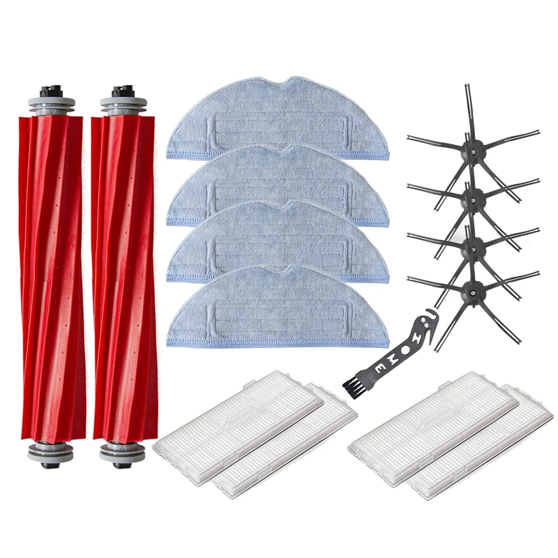 

Replacement Parts Kit Main Brush Side Brush HEPA Filters Mop Cloth For Roborock S7 T7S T7S Plus Robot Vacuum Cleaner